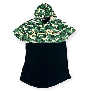Cease & Circle Drop Cut Hoodie Shirt